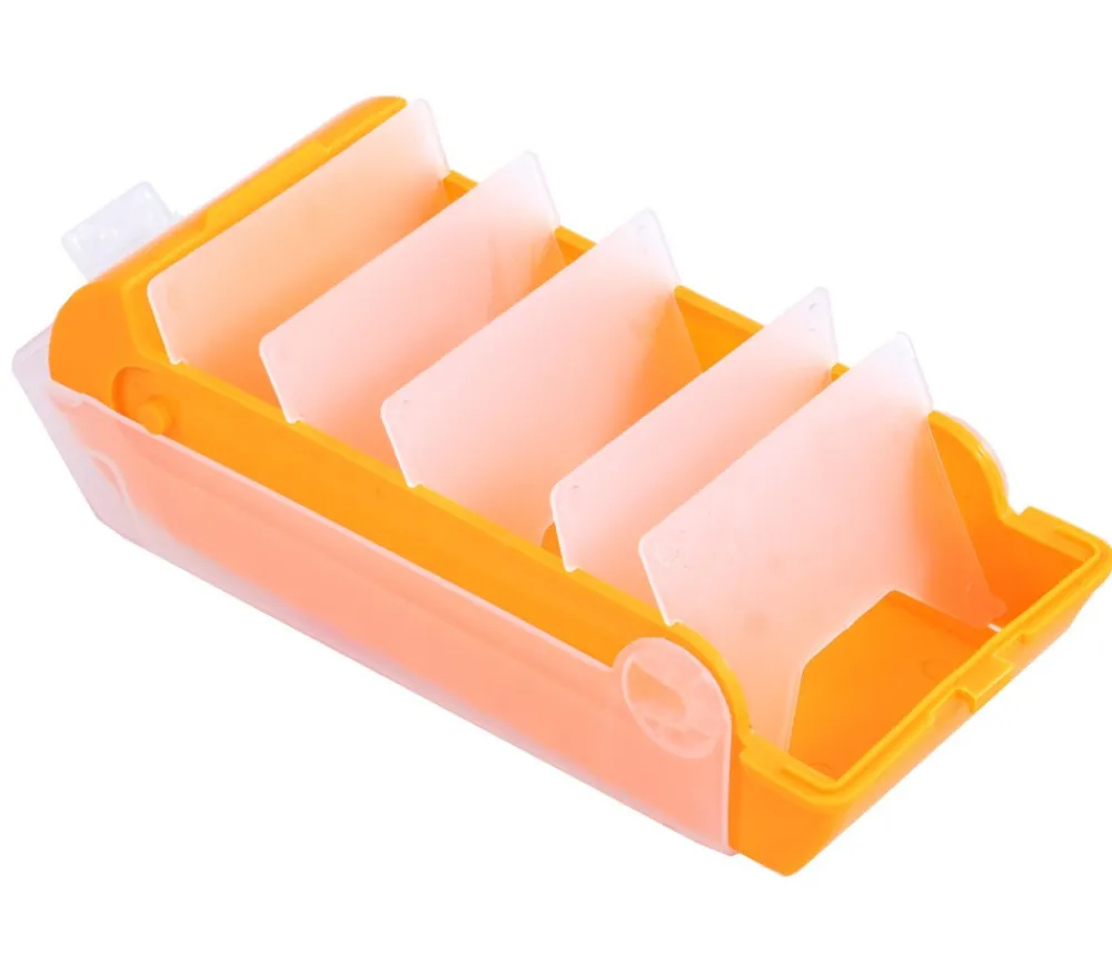Tout Pour le Jeu Boite à trier cartes jaune de 20 x 9 x 6.5 cm avec intercalaires amovibles