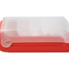Tout Pour le Jeu Boite à trier cartes rouge de 20 x 9 x 6.5 cm avec intercalaires amovibles
