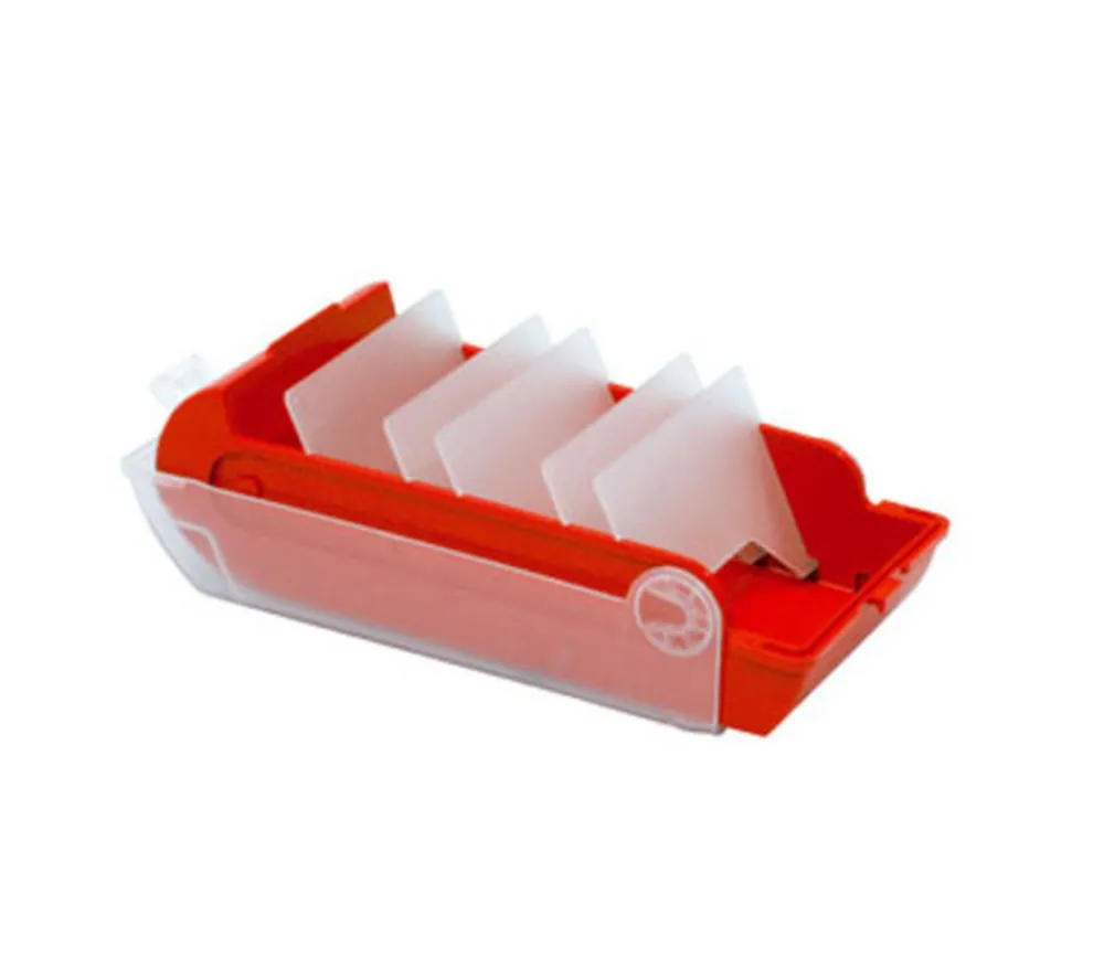 Tout Pour le Jeu Boite à trier cartes rouge de 20 x 9 x 6.5 cm avec intercalaires amovibles