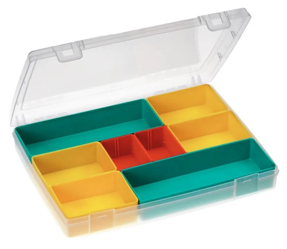 Tout Pour le Jeu Boite A4 avec 8 bacs modulables de 325 x 255 x H 52 mm