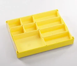 Tout Pour le Jeu Boite avec 9 bacs modulables de 21,2 x 16,6 x H 3,2 cm
