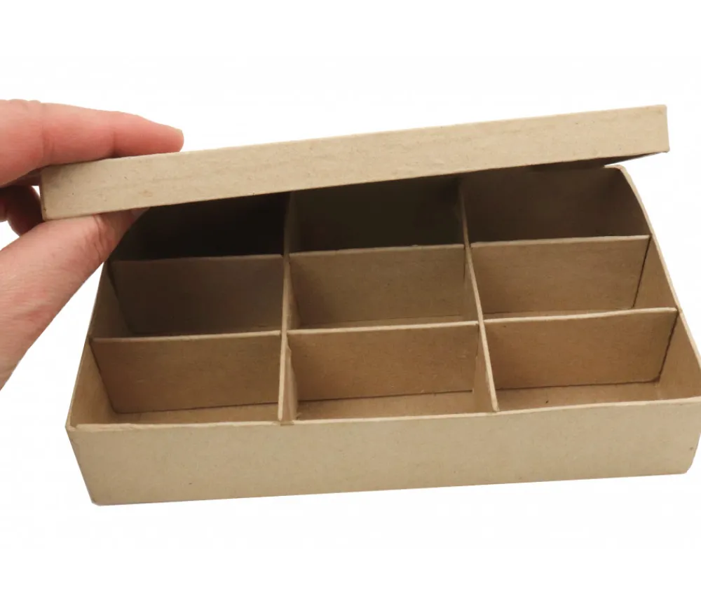 Tout Pour le Jeu Boite carton 9 compartiments 191 x 115 x 38 mm