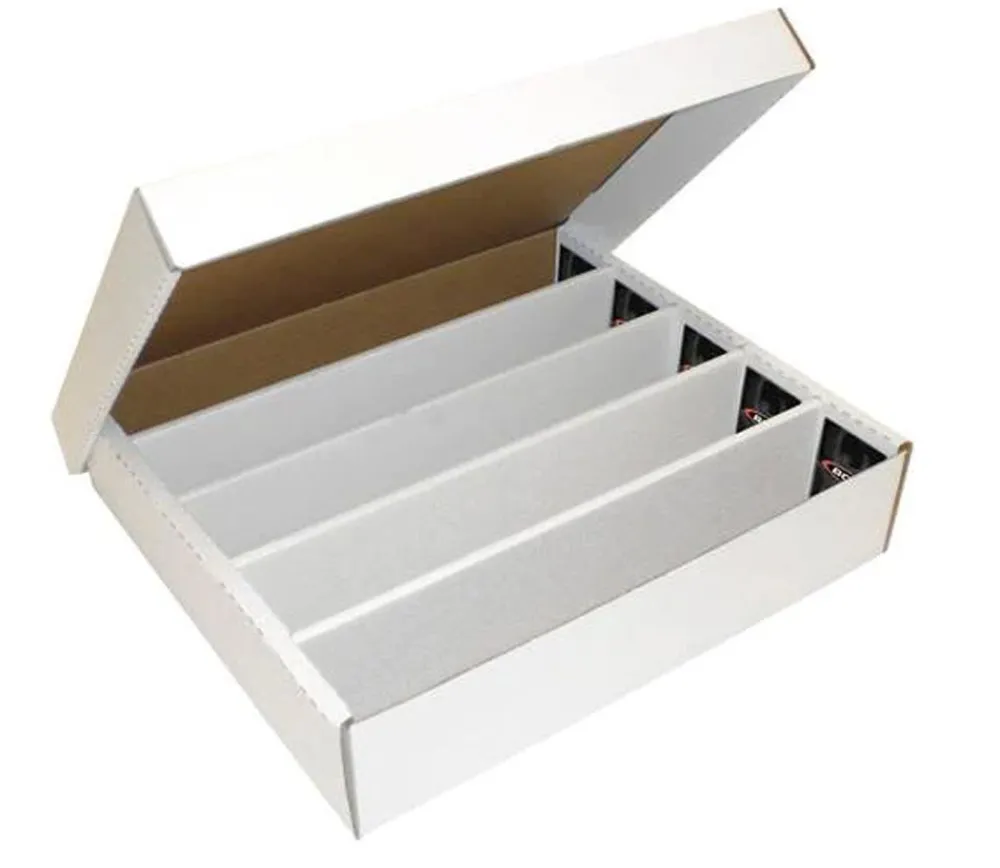Tout Pour le Jeu Boite carton blanc 5 compartiments 7000 cartes