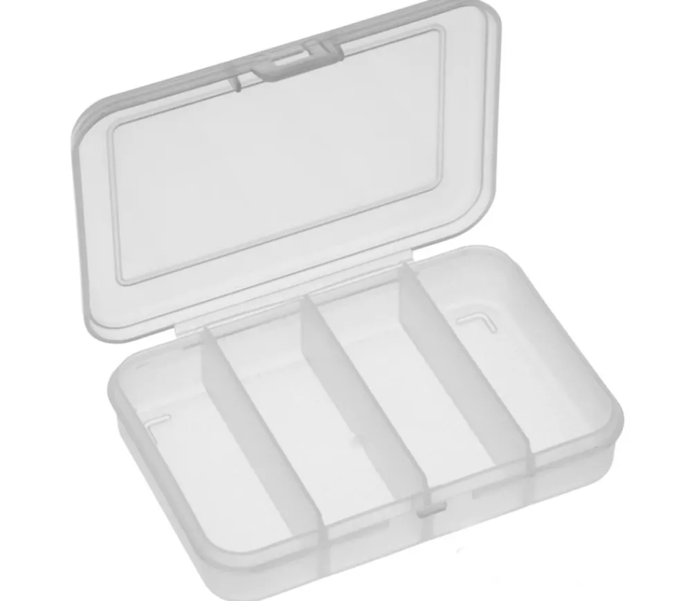 Tout Pour le Jeu Boite clips mini transparente 4 compartiments 91x66x21 mm vide