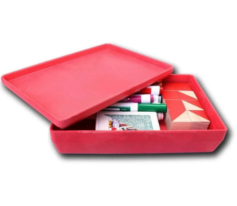 Tout Pour le Jeu Boite de rangement en bois recyclé - 25 x 18 x 6 cm