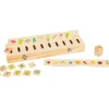 Enfant Tout Pour le Jeu Boite de tri bois nature, animaux, fruits, légumes