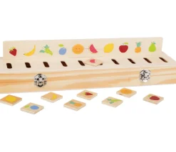Enfant Tout Pour le Jeu Boite de tri bois nature, animaux, fruits, légumes