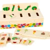 Tout Pour le Jeu Boite jeu tri des images - chenille qui fait des trous