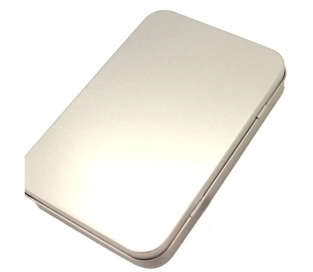 Tout Pour le Jeu Boite métal A6 pour 2 jeux cartes à jouer et accessoires 162 x 112 x 20 mm