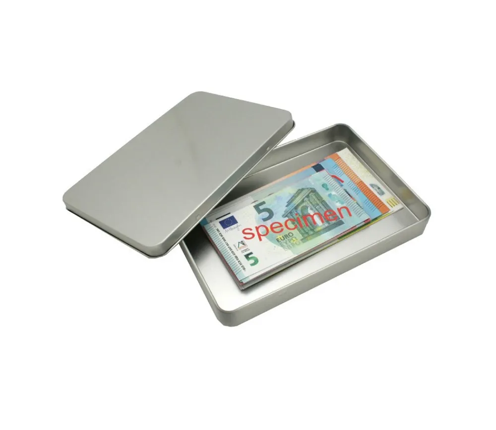 Tout Pour le Jeu Boite métal A6 pour 2 jeux cartes à jouer et accessoires 162 x 112 x 20 mm