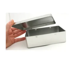 Tout Pour le Jeu Boite métal A6 pour 2 jeux cartes à jouer et accessoires 142 x 103 x 45 mm
