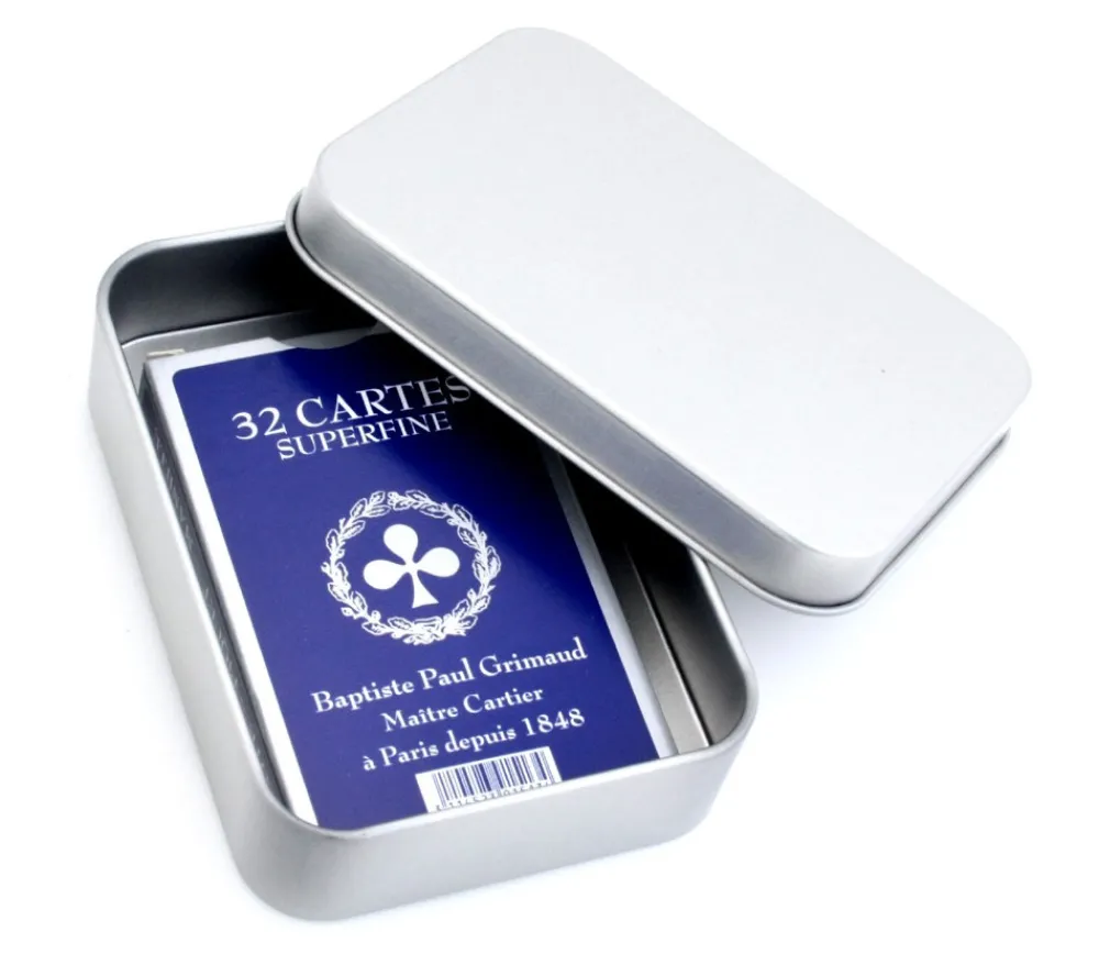 Tout Pour le Jeu Boite métal cartes à jouer 105 x 75 x 25 mm