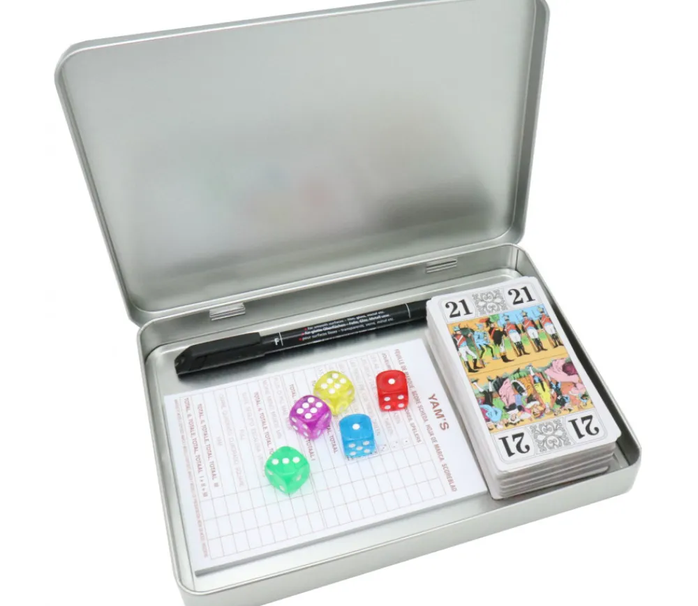 Tout Pour le Jeu Boite métal format A5 pour jeux et accessoires 225 x 165 x 24 mm
