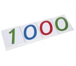 Tout Pour le Jeu Boite nombre Montessori 1 à 9000