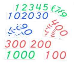 Tout Pour le Jeu Boite nombre Montessori 1 à 9000