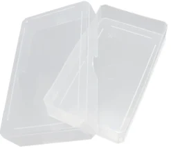 Tout Pour le Jeu Boite plastique 10.3 x 5.8 x 1.8 cm transparente vide pour cartes à jouer