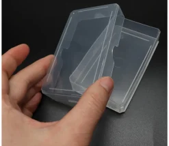 Tout Pour le Jeu Boite plastique 10.3 x 5.8 x 1.8 cm transparente vide pour cartes à jouer