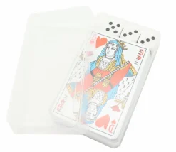 Tout Pour le Jeu Boite plastique 10.3 x 5.8 x 1.8 cm transparente vide pour cartes à jouer