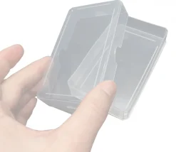 Tout Pour le Jeu Boite plastique 10.3 x 5.8 x 1.8 cm transparente vide pour cartes à jouer