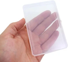 Tout Pour le Jeu Boite plastique 105 x 70 x 15 mm transparente vide pour cartes à jouer