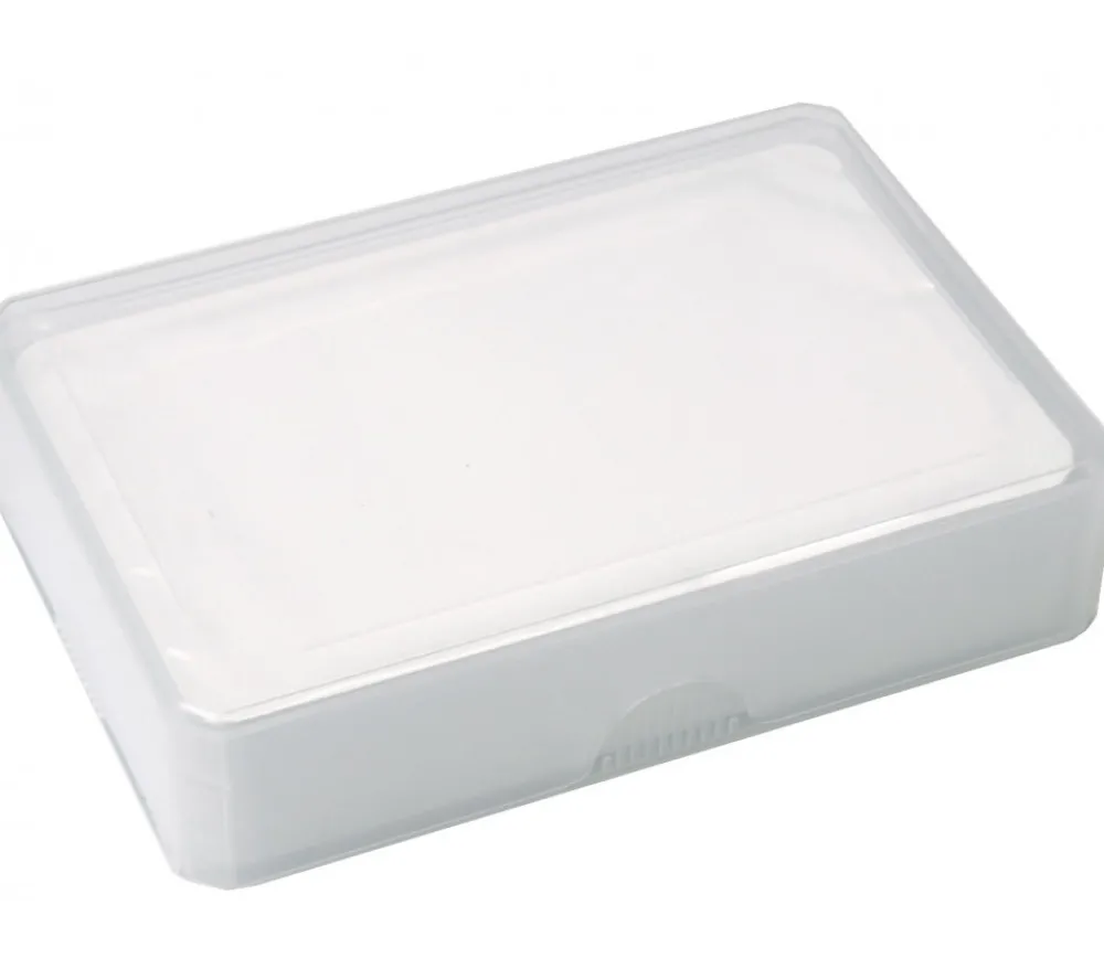 Tout Pour le Jeu Boite plastique BRIDGE pour 54 cartes à jouer transparentes vide