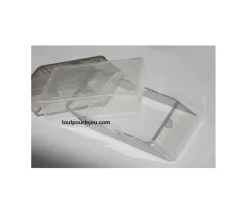 Tout Pour le Jeu Boite plastique BRIDGE pour 54 cartes à jouer transparentes vide