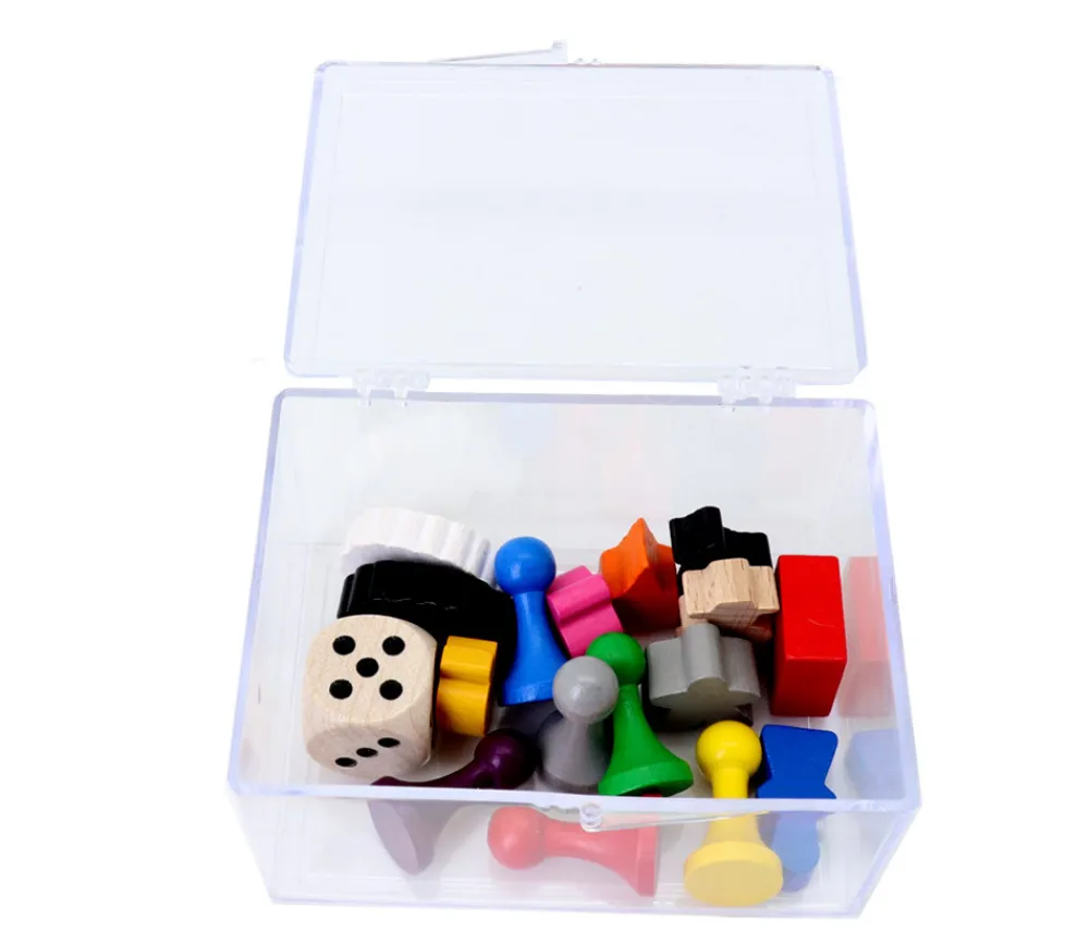 Tout Pour le Jeu Boite plastique cristal 100 cartes à jouer transparentes vide
