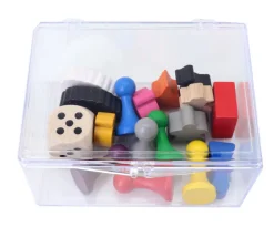 Tout Pour le Jeu Boite plastique cristal 100 cartes à jouer transparentes vide
