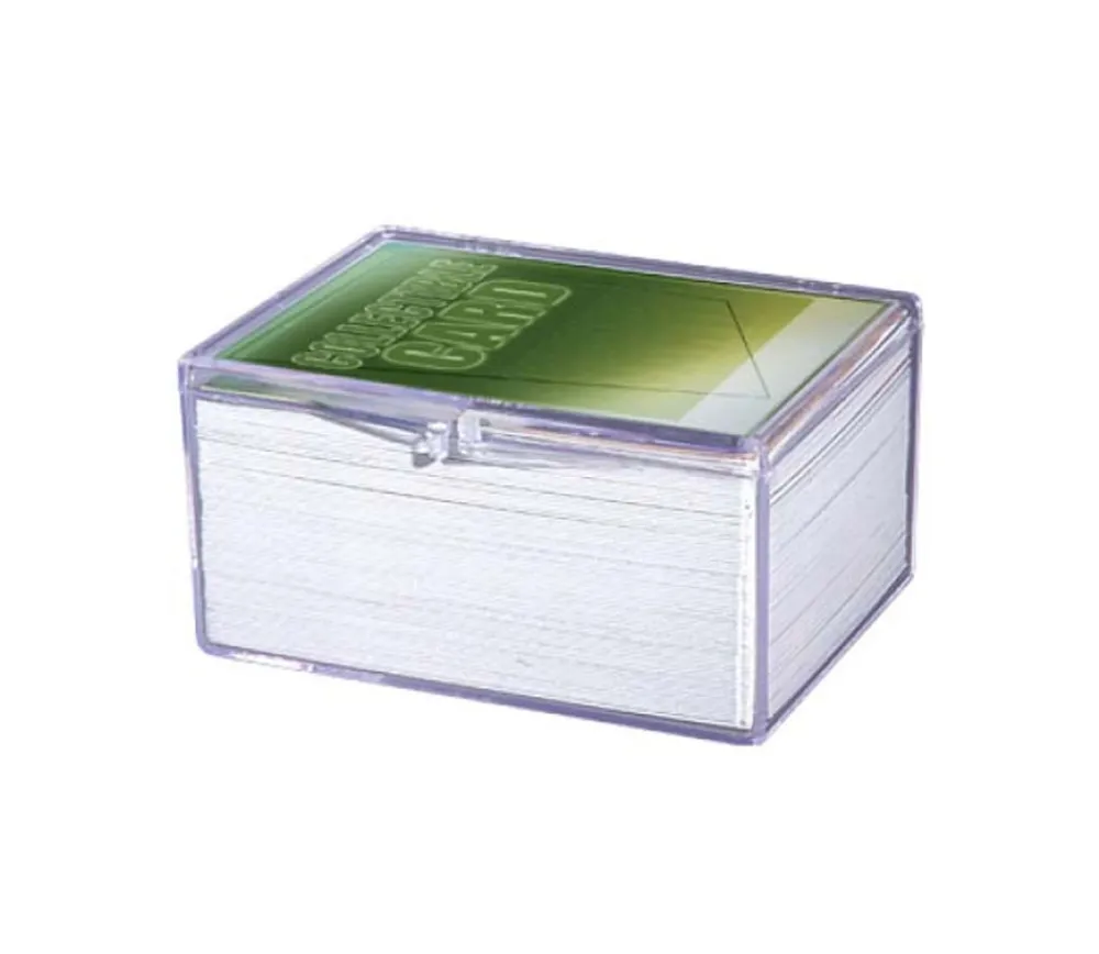 Tout Pour le Jeu Boite plastique cristal 100 cartes à jouer transparentes vide