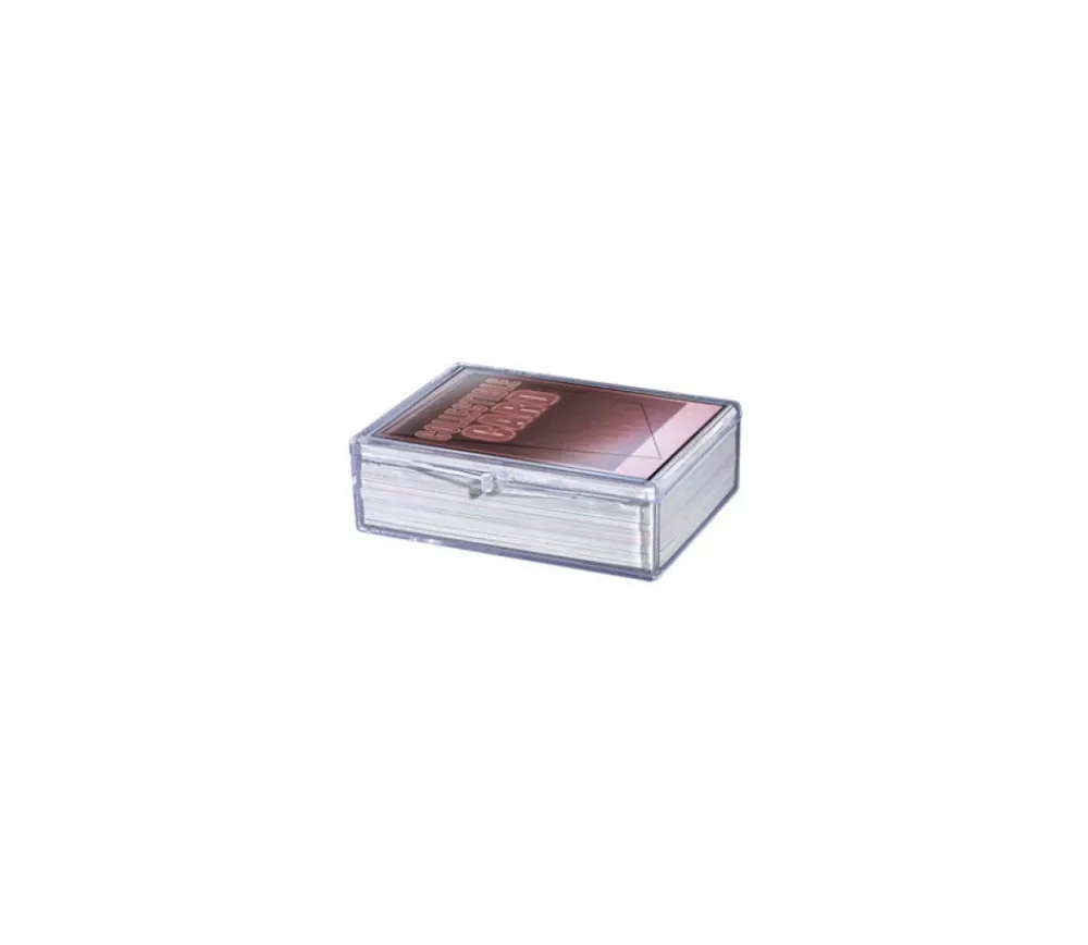 Tout Pour le Jeu Boite plastique cristal 50 à 65 cartes à jouer - transparente vide