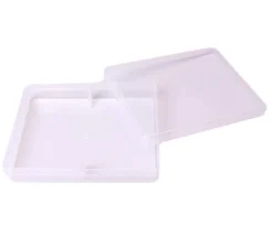 Tout Pour le Jeu Boite plastique double pour 2 jeux 54 cartes à jouer transparentes vide