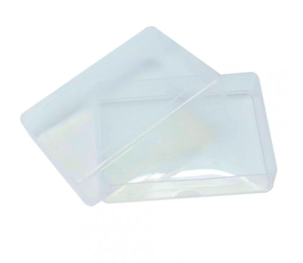 Tout Pour le Jeu Boite plastique POKER 54 cartes à jouer transparentes vide