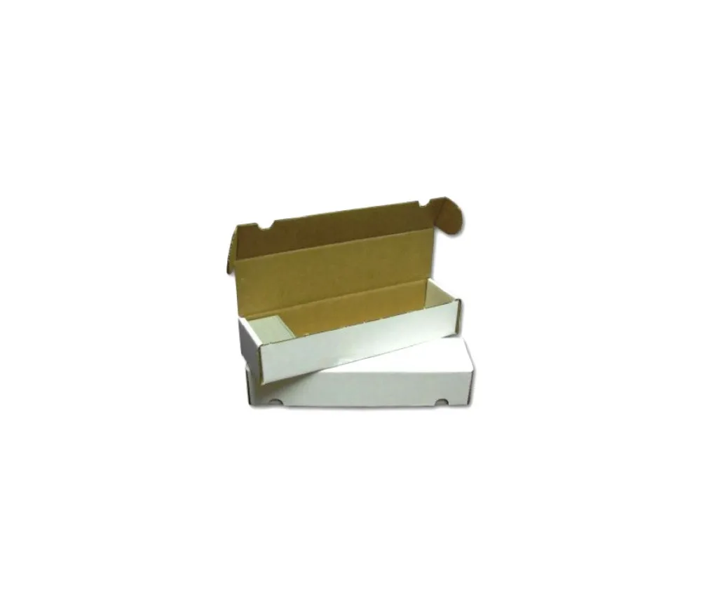 Tout Pour le Jeu Boite rectangle 37.9 x 10.2 x 7.5 cm blanche longue pour cartes de jeux