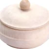 Tout Pour le Jeu Boite ronde en bois avec couvercle 12 cm - bonbonnière