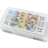 Tout Pour le Jeu Boite Tarot 130x70x30 mm vide plastique clips transparente