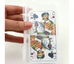 Tout Pour le Jeu Boite 130x76x42 mm vide plastique (format tarot) clips transparente