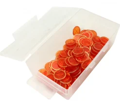 Tout Pour le Jeu Boite 130x76x42 mm vide plastique (format tarot) clips transparente