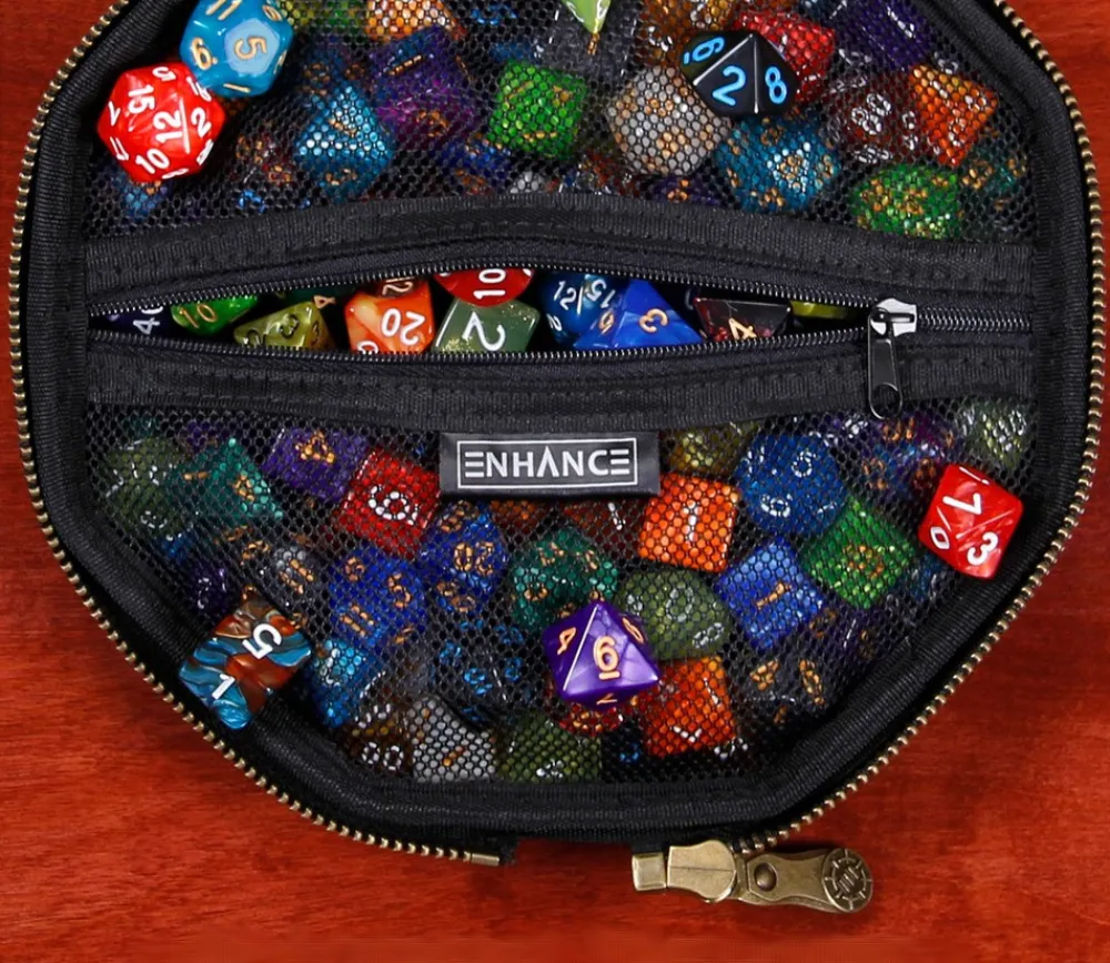 Tout Pour le Jeu Boitier 2 en 1 : piste de dés et boitier de rangement - standard RPG - Enhance