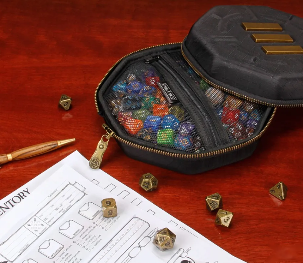 Tout Pour le Jeu Boitier 2 en 1 : piste de dés et boitier de rangement - standard RPG - Enhance