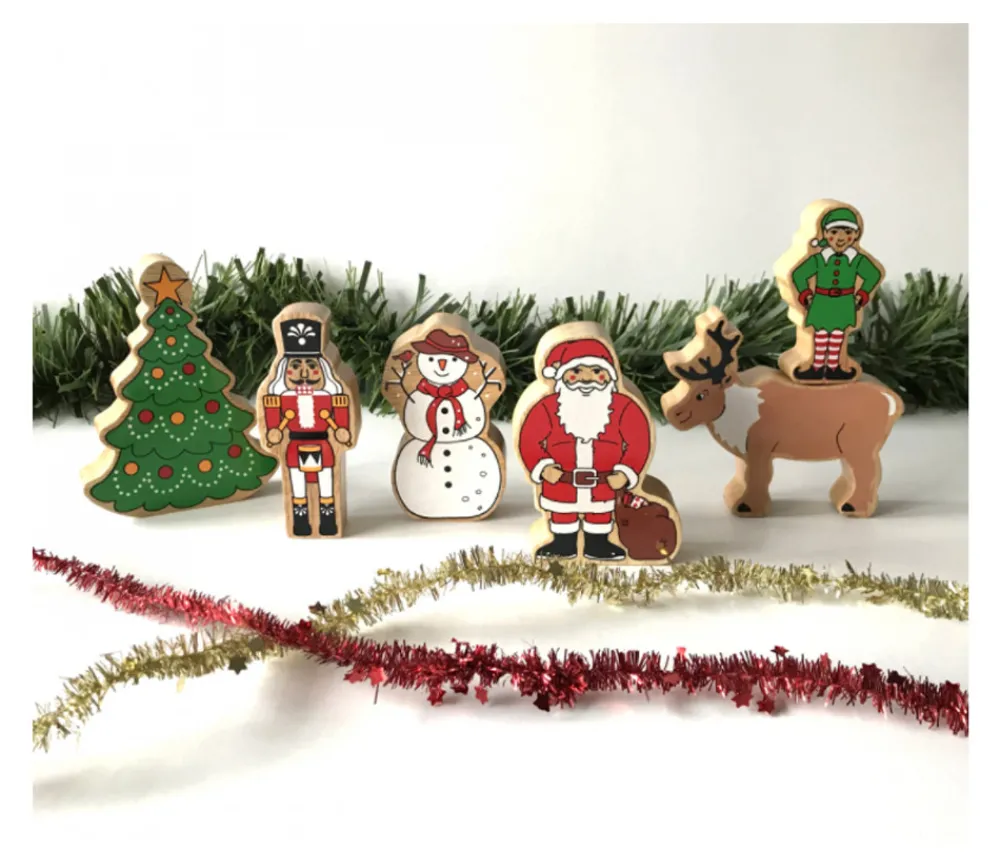 Tout Pour le Jeu Bonhomme de neige en bois 100 x 58 x 25 mm personnage