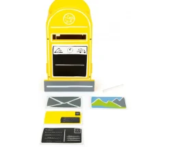 Tout Pour le Jeu Boîte aux lettres en bois avec accessoires - jeu poste