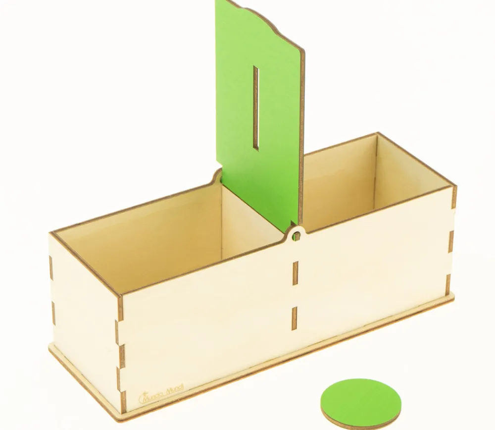 Tout Pour le Jeu Boîte encastrement Montessori 2 zones avec clapet découverte