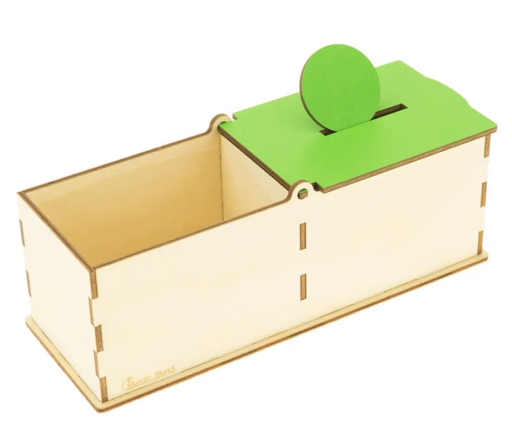 Tout Pour le Jeu Boîte encastrement Montessori 2 zones avec clapet découverte