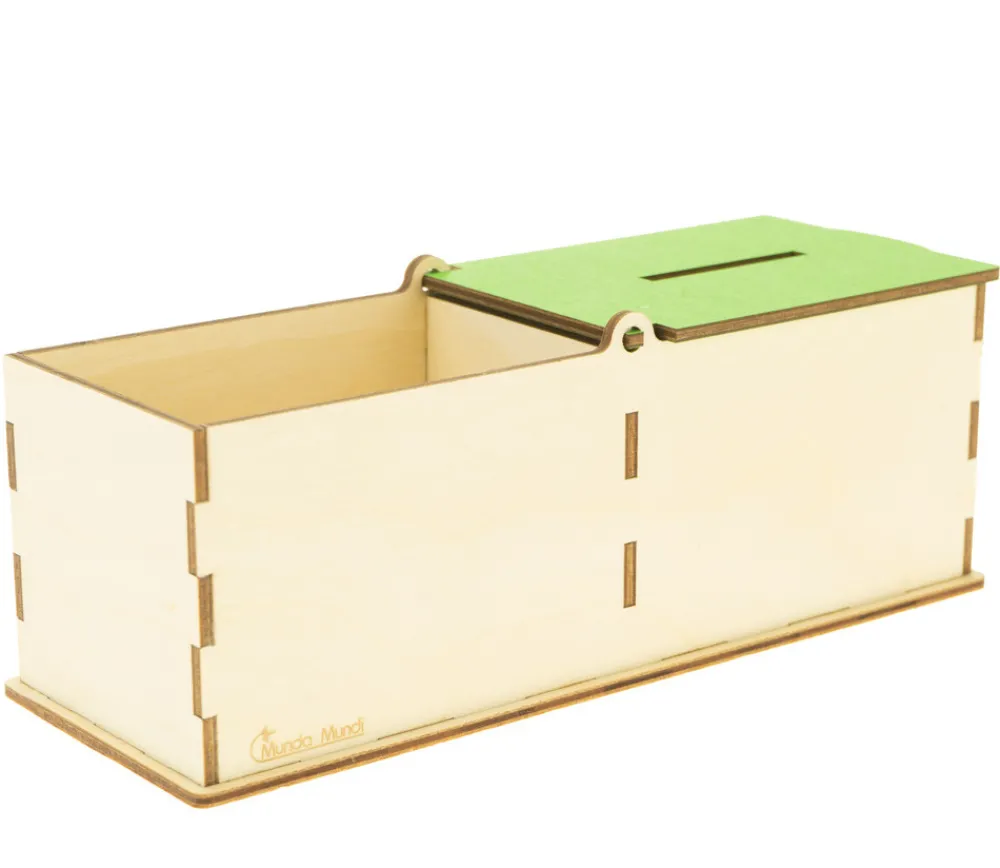 Tout Pour le Jeu Boîte encastrement Montessori 2 zones avec clapet découverte