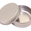 Tout Pour le Jeu Boîte ronde Ø 5.2 cm aluminium avec couvercle à vis métal
