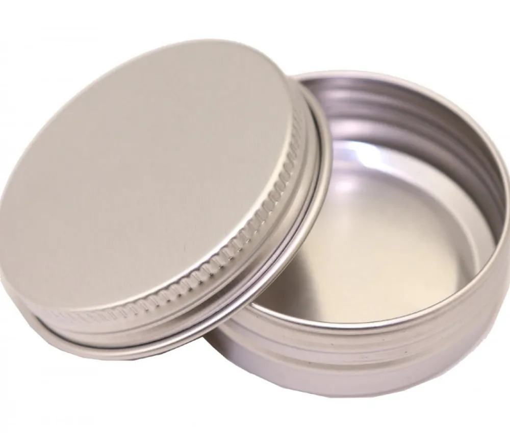 Tout Pour le Jeu Boîte ronde Ø 5.2 cm aluminium avec couvercle à vis métal