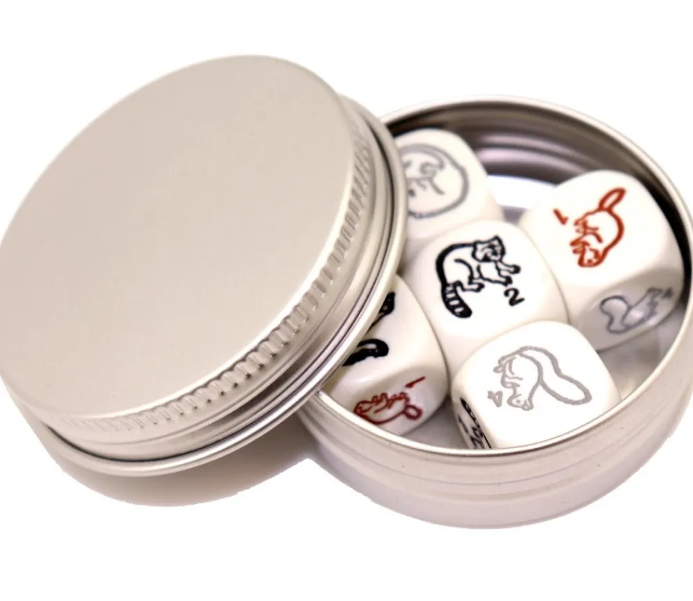 Tout Pour le Jeu Boîte ronde Ø 5.2 cm aluminium avec couvercle à vis métal