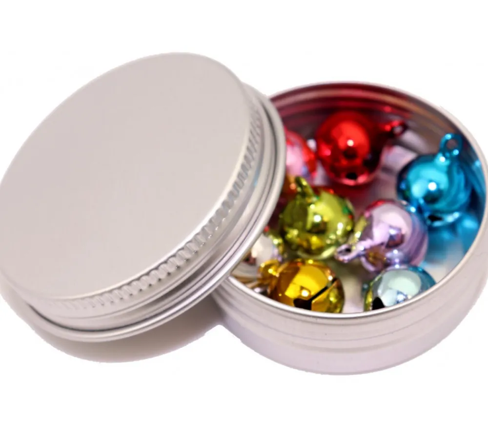Tout Pour le Jeu Boîte ronde Ø 5.2 cm aluminium avec couvercle à vis métal