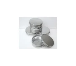 Tout Pour le Jeu Boîte ronde Ø 5.2 cm aluminium avec couvercle à vis métal