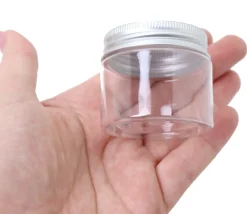 Tout Pour le Jeu Boîte ronde Ø 4.8 cm plastique avec couvercle à vis en aluminium